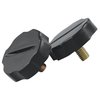 Powercomm CB Knobs 5mm Black Plastic 215-56511